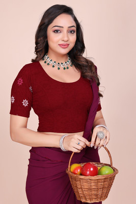 RAMANYA Round Neck Women Blouse
