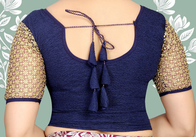 ZINGTROVE Round Neck Women Blouse