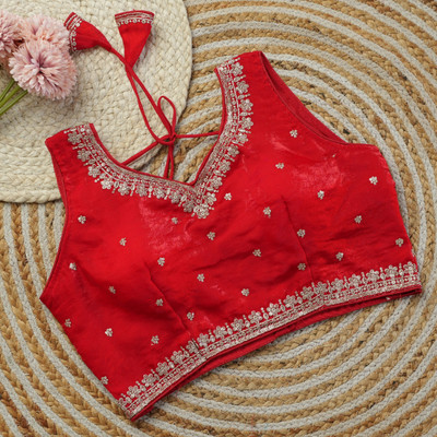 Modern Mughals V-Neck Women Blouse