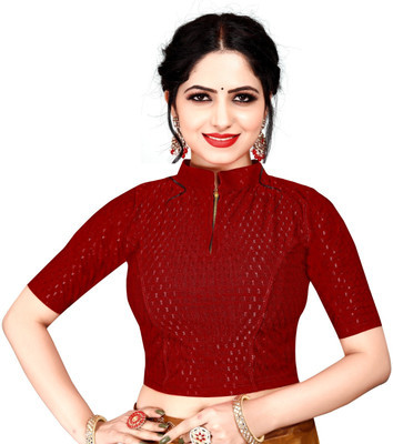 Atibha Fashion Band collar Women Blouse