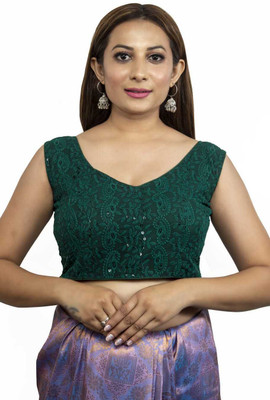 RAJESH Round Neck Women Blouse