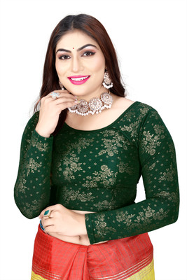 Dhyaan Textile Round Neck Women Blouse