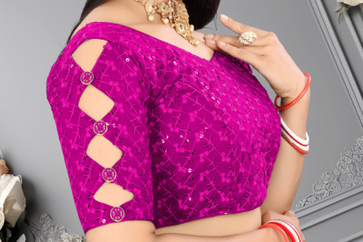 WEARFLORA V-Neck Women Blouse