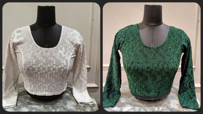GROWMORE CREATION Round Neck Women Blouse