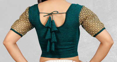 ZINGTROVE Round Neck Women Blouse