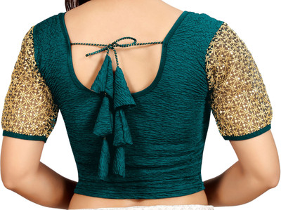 ZINGTROVE Round Neck Women Blouse