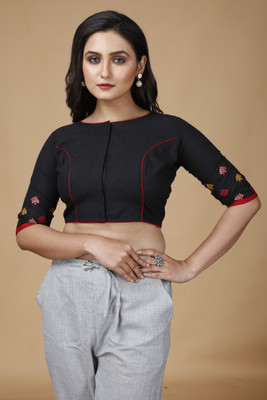 JALPAIBON Round Neck Women Blouse