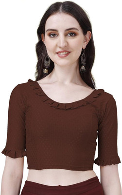 sanket synthetics Round Neck Women Blouse