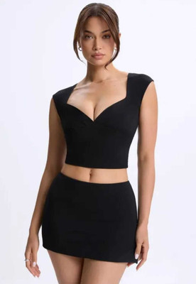 AARZOO FASHION HUB Sweetheart Neck Women Blouse