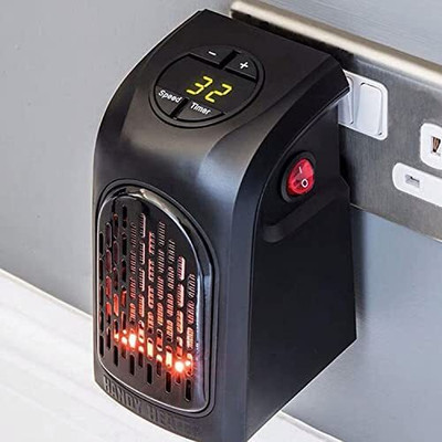 SarjuZone HANDY HEATER 021 Electric Mini Fan Desktop Household Wall Handy Fan Room Heater Carbon Room Heater