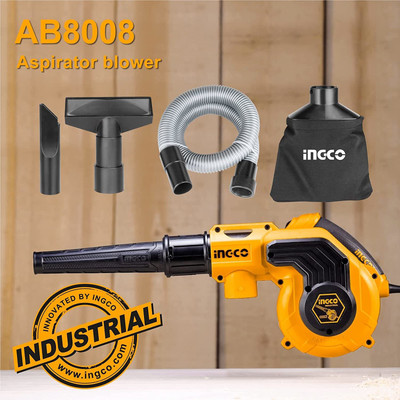 INGCO AB8008 Aspirator Blower Air Compact with Vacuum Function 800 Watt Powerful Motor Air Blower(Corded Vacuum)