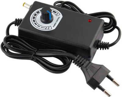Enormity 1pcs AC-DC Adapter 2-12V 2A Motor Speed Controller with Adjustable Power Power Supply Electronic Hobby Kit
