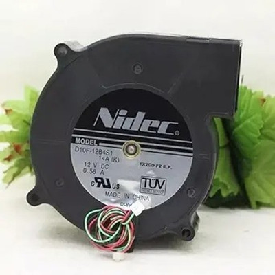 Enormity Nidec D10F-12B4S1 DC Blower 12V-0.58A 100 * 35mm Nidec Blower Fan-3 Wires Forward Curved Air Blower(Corded & Cordless)