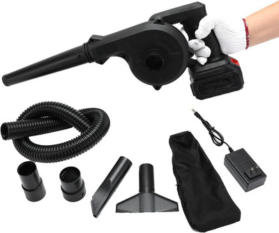 KIZJORYA Cordless Leaf Blower & Vacuum for Garden & Home – High-Speed Airflow & Cleaning Forward Curved Air Blower(Cordless Vacuum)