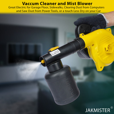 Jakmister 4in1-750W- Water Blower/Vacuum Cleaner/Paint Sprayer(Anti-Vibration) Unbreakable Forward Curved Air Blower(Corded Vacuum)