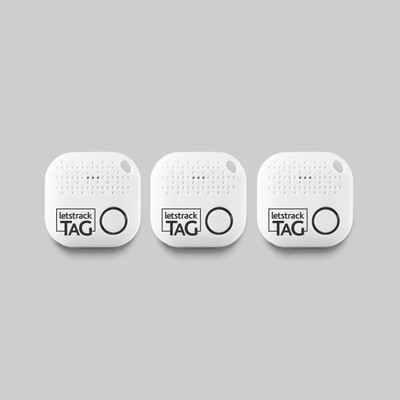 Letstrack Bluetooth Item Tracker(Pack of 3)
