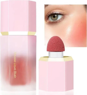 GABBU Mousse Liquid Blusher Waterproof Multi-purpose(Light peach)