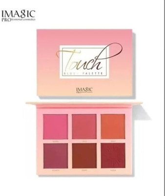 IMagic Makeup Blush Red disk 6 Colors Cheek Touch Blusher Palette High Quality(multicolour)