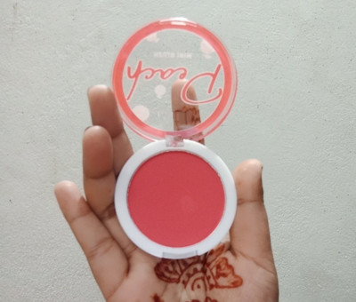 tanvi27 Long Lasting & Water Proof Soft Touch Pocket Peach Pink Blusher(PEACH)