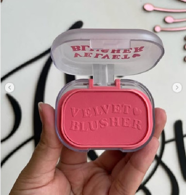 luzimaisa Korean Face Blusher Highly Pigmented & Easy to Blend | Lightweight Natural blush(pink)