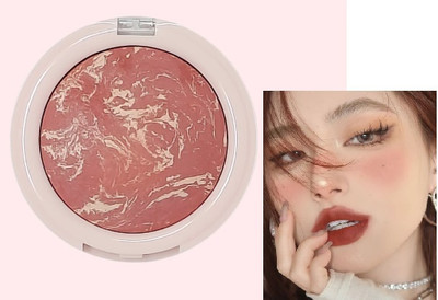 AFARAXIA Best Blusher for Makeup - Long-Lasting matte finish effect(Drack peach)