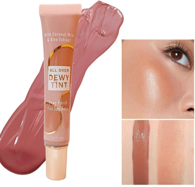Facejewel Matte Finish And Smudge Proof Creamy Tint Blusher In Tube(Peach Blossom)