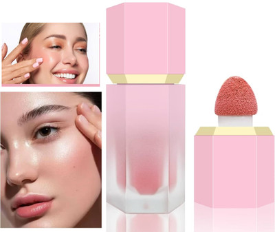 sheny soft Liquid Blush for Cheeks Soft Cream Blush Makeup Breathable Looking makeup(10)