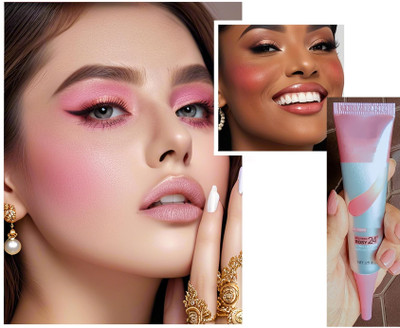 HUZURLU Liquid Blush Gel Transparent Color Changing(WHITE)