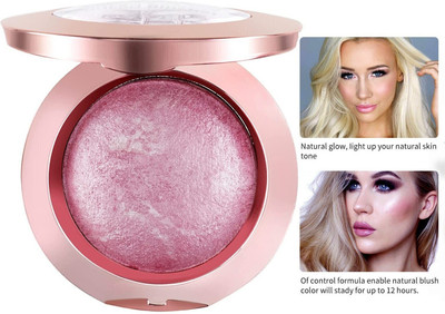 DARYUE Baby Pink Cheek Baked Highlighter & Blusher(pink)