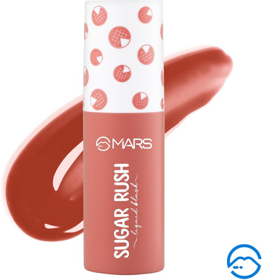 MARS Sugar Rush Liquid Blush | Rightly Pigemention | Easy to Blend | Long Lasting(06-PEACH PIE)