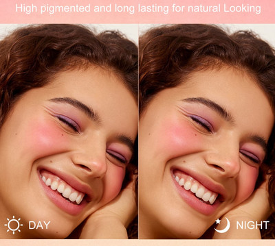 MYEONG Multi Purpose Blusher Lip, Cheek And Eye Blush(Peach)
