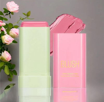 Jiwoo Moisturizing Multi-Use Makeup Stick for Cheeks and Lips(PINK)