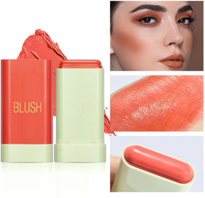 ADJD Cream Blush Stick - Multi-Use Makeup Stick for Cheeks(ORANGE)