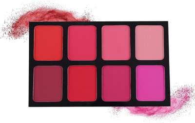 RED4 BLUSHER PALETTE MULTI COLOR PACK OF 1(pink)