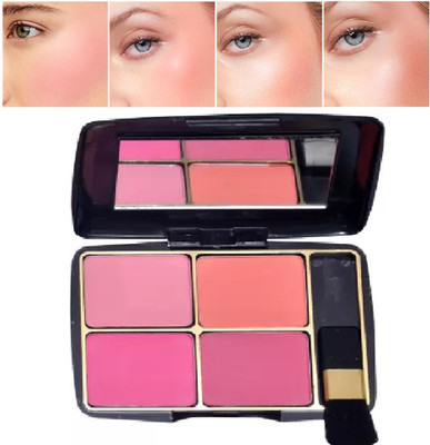 winry THE MAKEUP 4 IN 1 BLUSHER PALLETE FOR ALL SKIN TYPE(MULTICOLOUR)