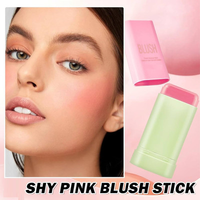 GFSU - GO FOR SOMETHING UNIQUE Pink Blush Stick for Cheeks Cream Blush Stick(pink)