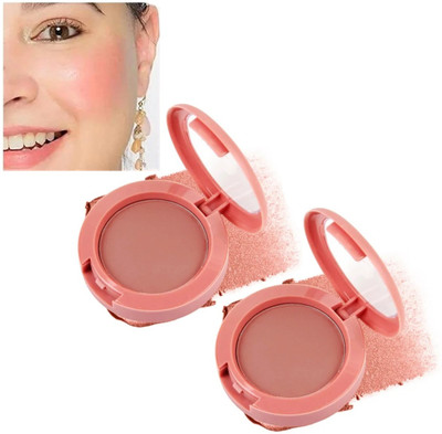 tanvi27 Long-lasting Oil-control Facial Multi-Function Velvet Matte Pink Blusher set(CORAL PINK)