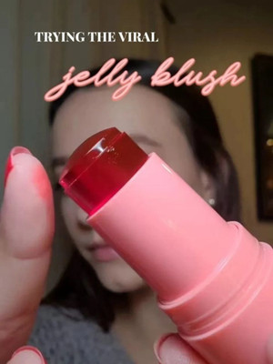 Arcanuy Most Viral Jelly Tint Blush Stick, Multi-Use Cheek and Lip(RED)