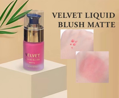 Emijun Velvet Liquid ,Face Blusher,Long-lasting Makeup Blush Rose Pink(rose pink)