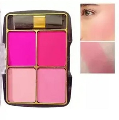 JANOST 4 in 1 Blusher Palette, Long Stay(MULTICOLOR)