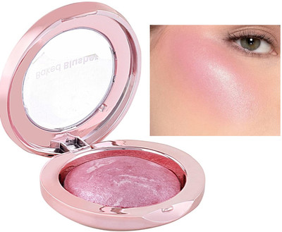 Arcanuy Baked Blusher and Highlighter and Long lasting Highlighter(pink)