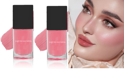 ADJD Combo Liquid Blush Matte Finish Highly Pigmented Weightless Blush Peach(Peach)