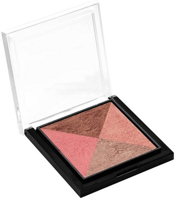 rezmay Beauty Shimmer Baked Blush Makeup Blusher and Highlighter Palette - 01(Swiss - 01)