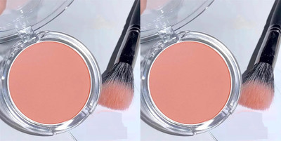 ADJD Matte Cheek Blush Texture & Perfect Coverage Powder Blush(ORANGE)