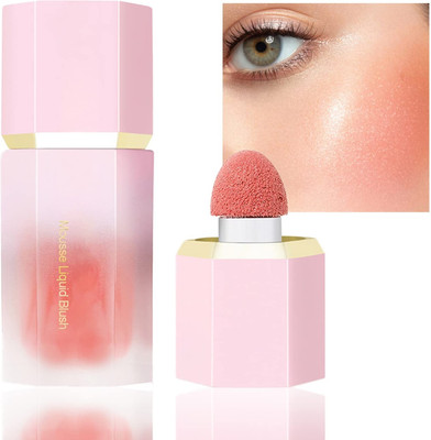 REIMICHI Liquid Blush Makeup Soft Cream Blushers for Cheeks Make Up(peach)
