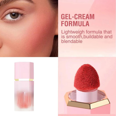 NADJA Highly buildable and blendable Liquid Blusher for all womens(WARM RED)
