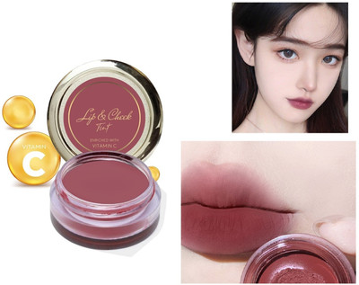 ADJD Creamy Matte Lip & Cheek Tint Blush For All Skin Type Copper rust(Copper rust)