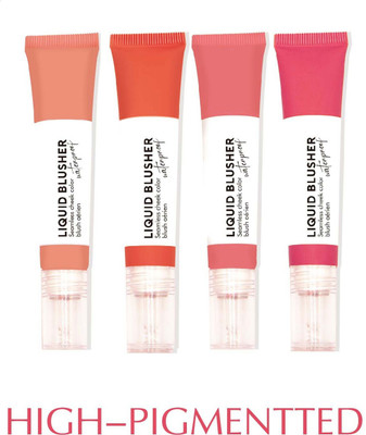 tanvi27 New Long-Lasting, Matte Finishing Soft Matte Cream Multi Color Blush Tube(MULTI COLOR)