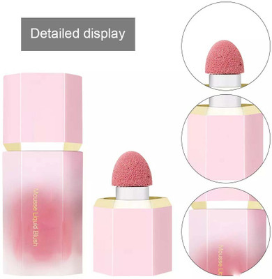 manasona Velvet Mousse Liquid Gel Cream Blusher Moisturizing(LIGHT PINK)