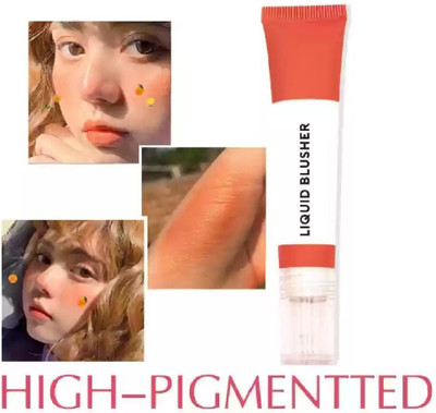 Neycare new liquid tube blusher easy to use perfect shade look pack of 1(orange)